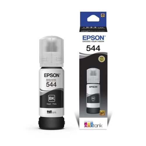 Botella de tinta EPSON T544120-AL, color Negro, contenido 65ml