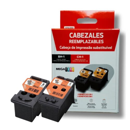 Kit original Cabezales CANON BH-1 NEGRO + CH-1 COLOR (0692C005AA)